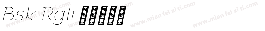 Biski Regular字体转换